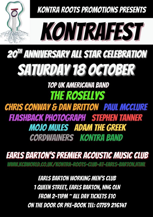Kontra Roots Club Event Poster